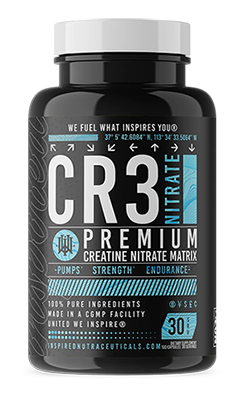 a black bottle of creatine nitrate avalable at Ocala nutrition center and Ocala online store