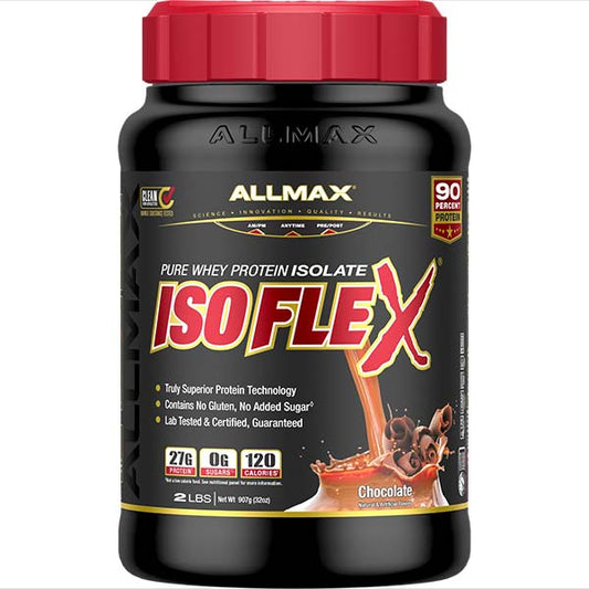 bottle of Allmax Isoflex Protein