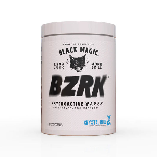 A bottle of BZRK pre workout from Black Magic available at Ocala Nutrition Online Store