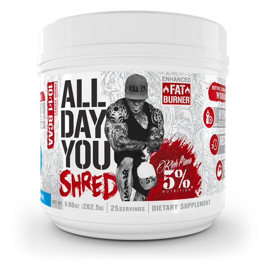 bottle of All Day You May Shred BCAAs
