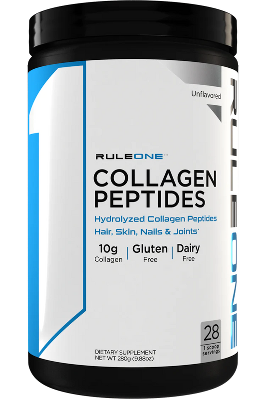 bottle of Rule 1 Collagen Peptides