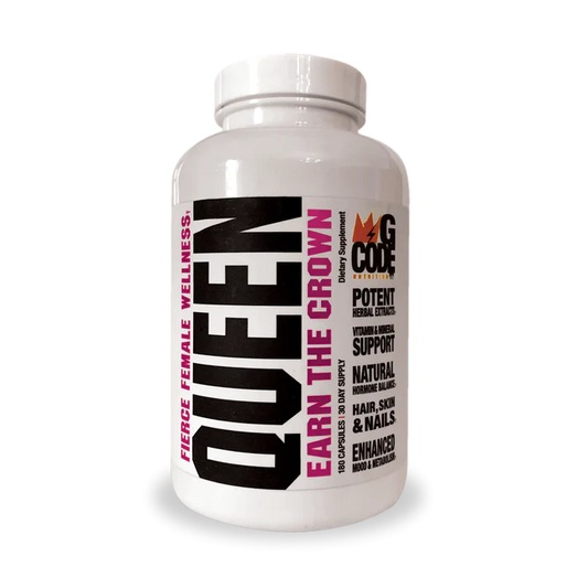 bottle of G Code Queen Wellness