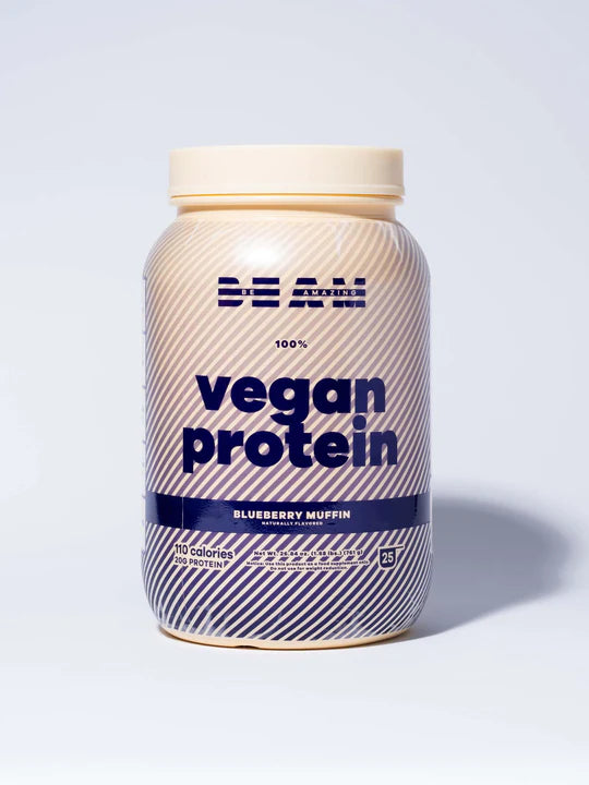 Bottle of Beam Vegan Protein