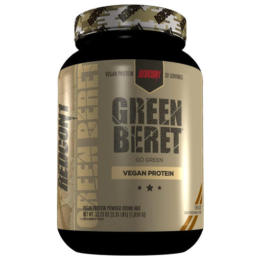 bottle of Redcon1 Green Beret Plant Protein