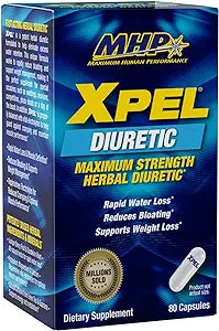 bottle of MHP EXPEL Diuretic weight loss supplement