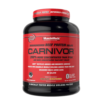 bottle of CARNIVOR Beef Protein Isolate