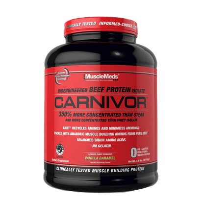 bottle of CARNIVOR Beef Protein Isolate