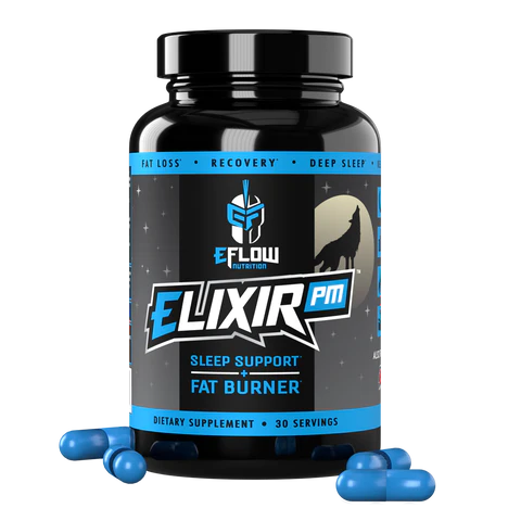 bottle of ELIXIR PM Sleep Support & Fat Burner