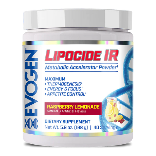 bottle of Lipocide IR Metabolic Accelerator Powder fat loss