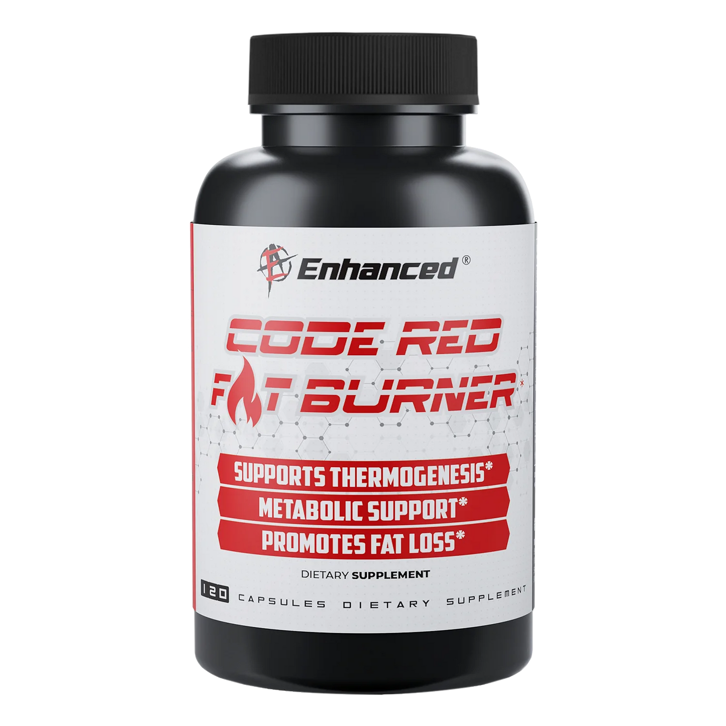 bottle of CODE RED FAT BURNER