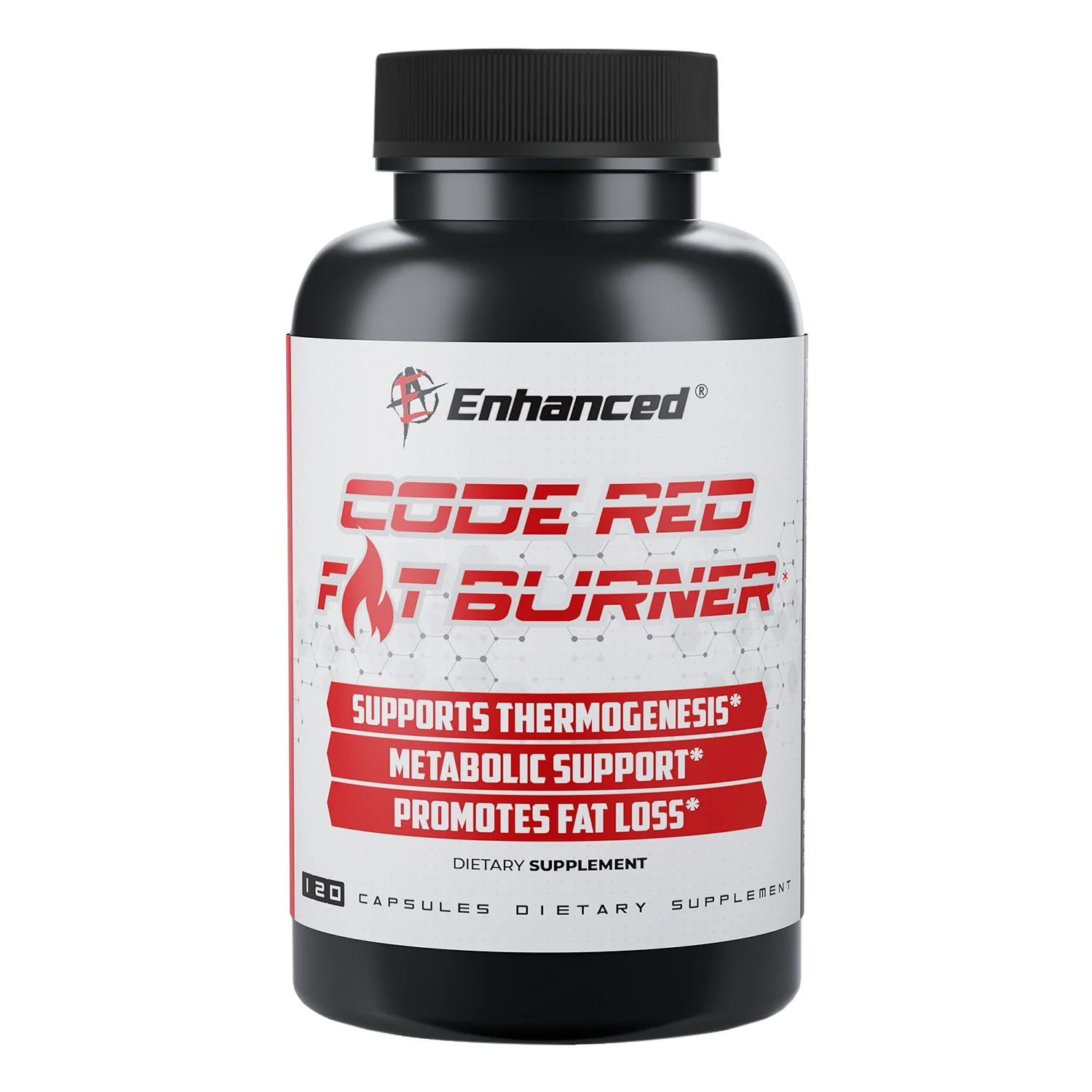 bottle of CODE RED FAT BURNER