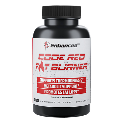 bottle of CODE RED FAT BURNER