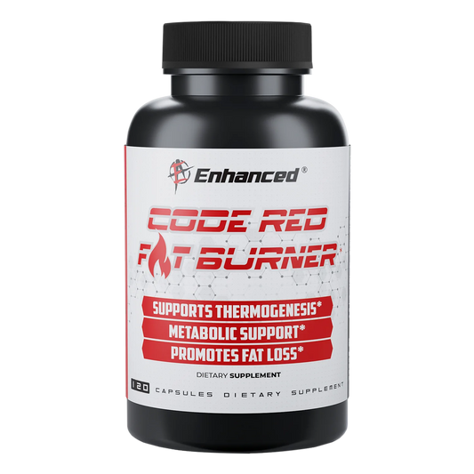 bottle of CODE RED FAT BURNER