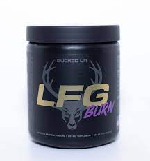 bottle of LFG Burn Pre-Workout