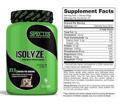 bottle of ISOLYZE Protein