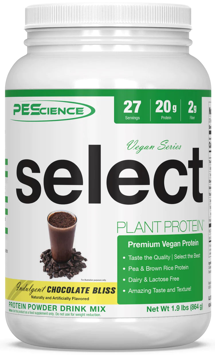 bottle of PEScience Vegan Plant Protein