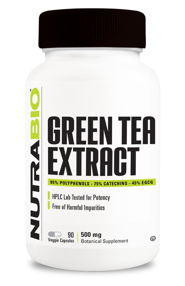 bottle of nutrabio green tea extract