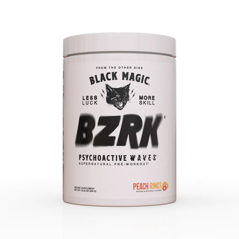 A bottle of BZRK pre workout from Black Magic available at Ocala Nutrition Online Store