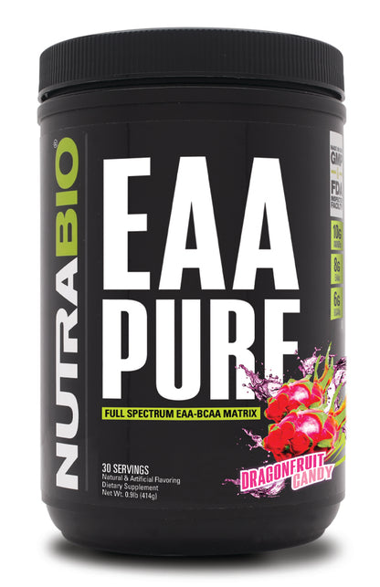 bottle of Nutrabio EAA Pure