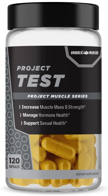 bottle of Anabolic Warfare Project Test