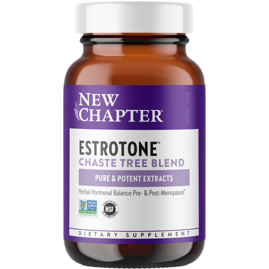 bottle of New Chapter Estrotone Hormone Balance