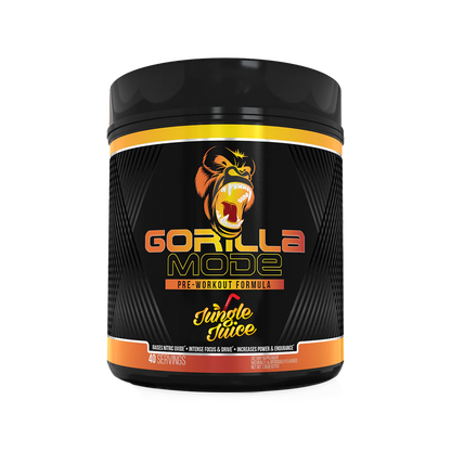 a bottle of Gorilla Mode Preworkout available in Ocala nutrition online store