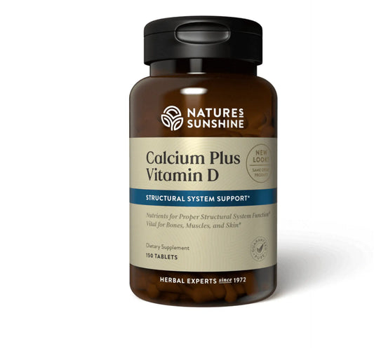 Natures Sunshine Calcium Plus Vitamin D 150 ct