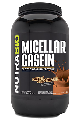 bottle of Micellar Casein Protein