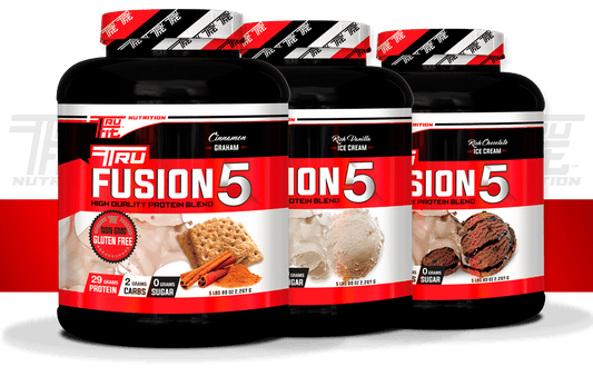 bottles of Trufit Fusion 5 Protein 5LB